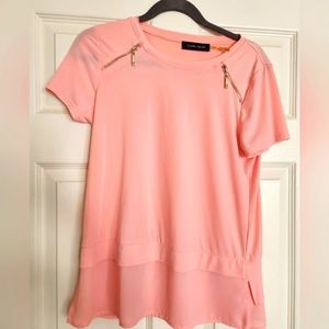 Ivanka Trump Pink Shirt Blouse size S Small